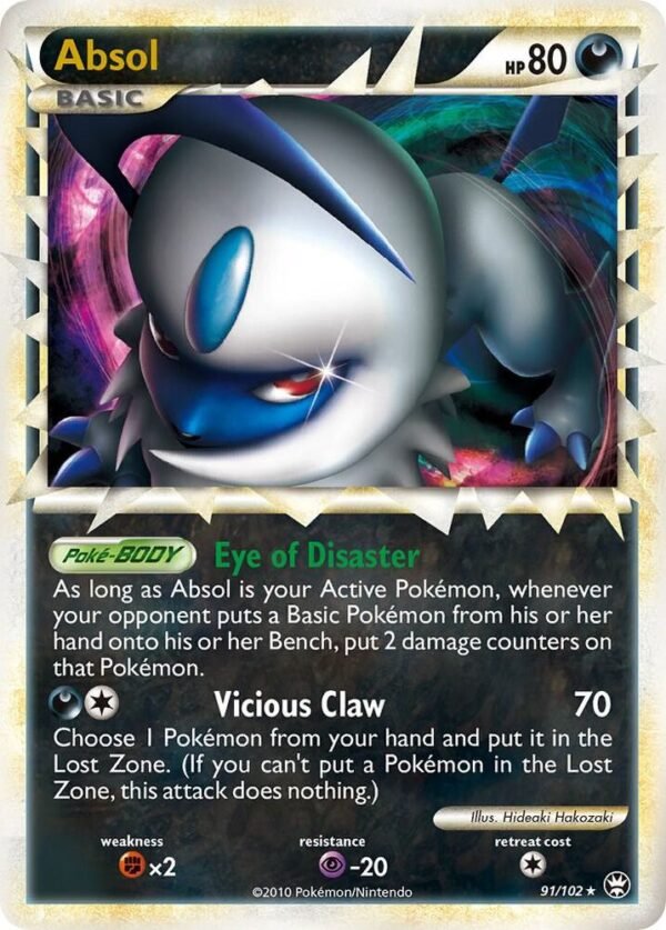 Absol (Prime) 91/102 Holofoil Triumphant Absol (Prime) 91/102 Holofoil Triumphant