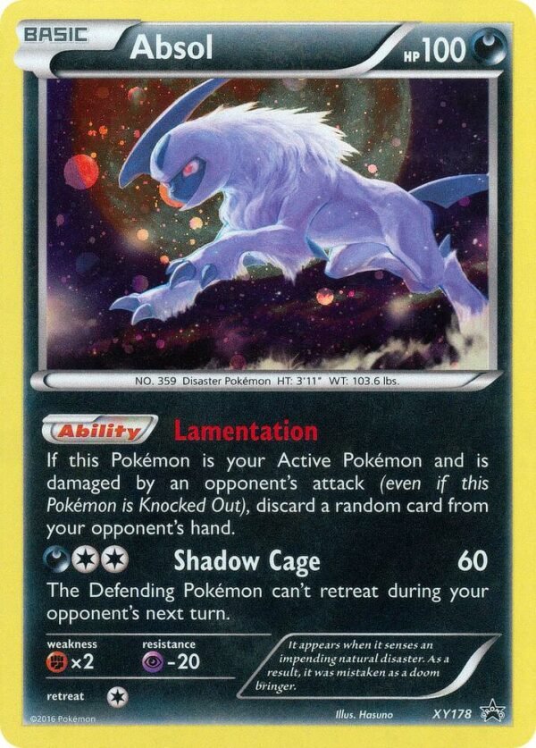 Absol XY178 Holofoil XY Promos Absol XY178 Holofoil XY Promos