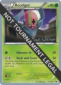 Accelgor | 2013 (Ian Whiton) | 11/108 | Normal | World Championship Decks