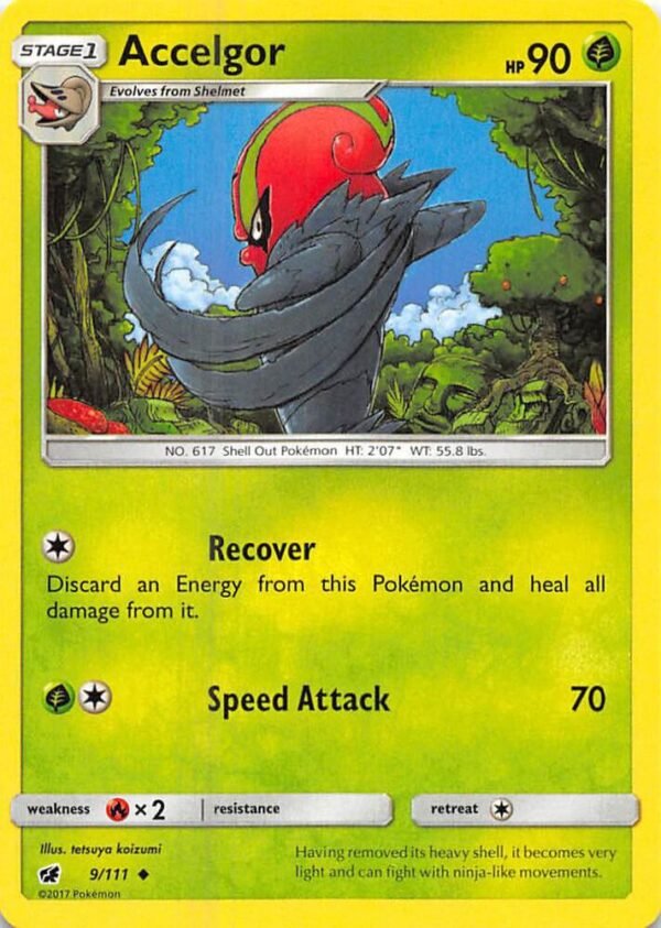 Accelgor 9/111 Normal SM – Crimson Invasion