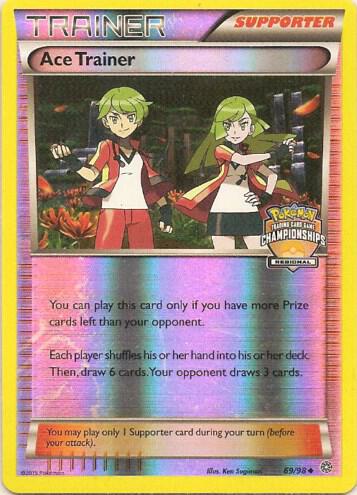 Ace Trainer 69/98 (Regional Championships) 069/098 Reverse Holofoil League & Championship Cards