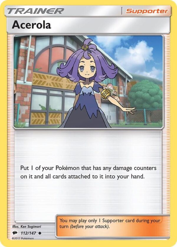 Acerola 112/147 Reverse Holofoil SM – Burning Shadows
