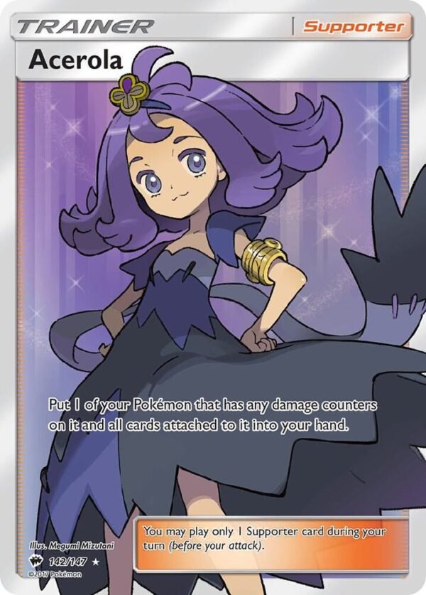 Acerola (Full Art) 142/147 Holofoil SM – Burning Shadows Acerola (Full Art) 142/147 Holofoil SM – Burning Shadows