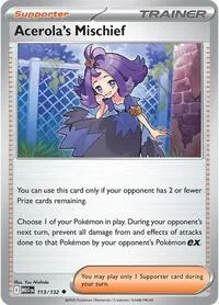 Acerola's Mischief | 113/132 | Normal | ME01: Mega Evolution