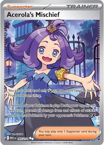 Acerola’s Mischief 165/132 Holofoil ME01: Mega Evolution