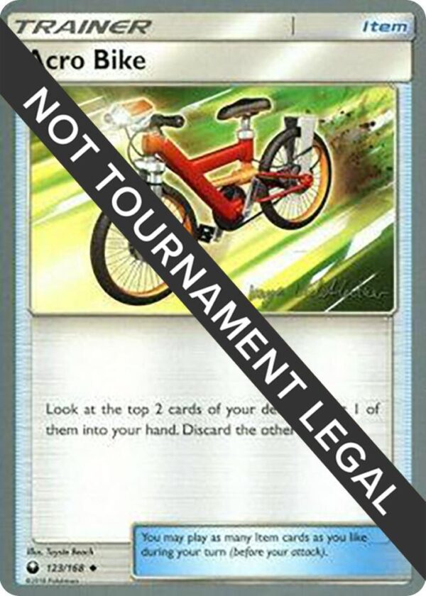Acro Bike 2019 (Kaya Lichtleitner) 123/168 Normal World Championship Decks Acro Bike 2019 (Kaya Lichtleitner) 123/168 Normal World Championship Decks