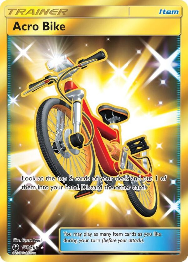 Acro Bike (Secret) 178/168 Holofoil SM – Celestial Storm