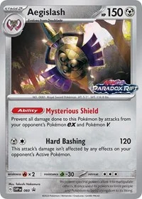 Aegislash | 060 (Prerelease) | Holofoil | SV: Scarlet & Violet Promo Cards