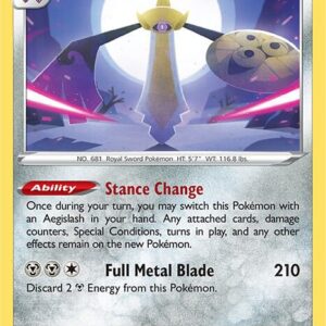 Aegislash (107) 107/163 Holofoil SWSH05: Battle Styles Aegislash (107) 107/163 Holofoil SWSH05: Battle Styles