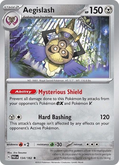 Aegislash 134/182 (Non-Holo) Normal Deck Exclusives