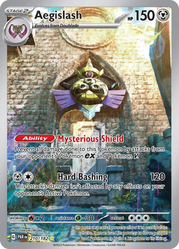 Aegislash 210/182 Holofoil SV04: Paradox Rift Aegislash 210/182 Holofoil SV04: Paradox Rift