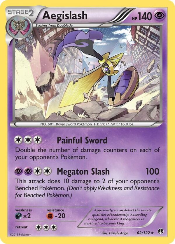 Aegislash 62/122 Holofoil XY – BREAKpoint