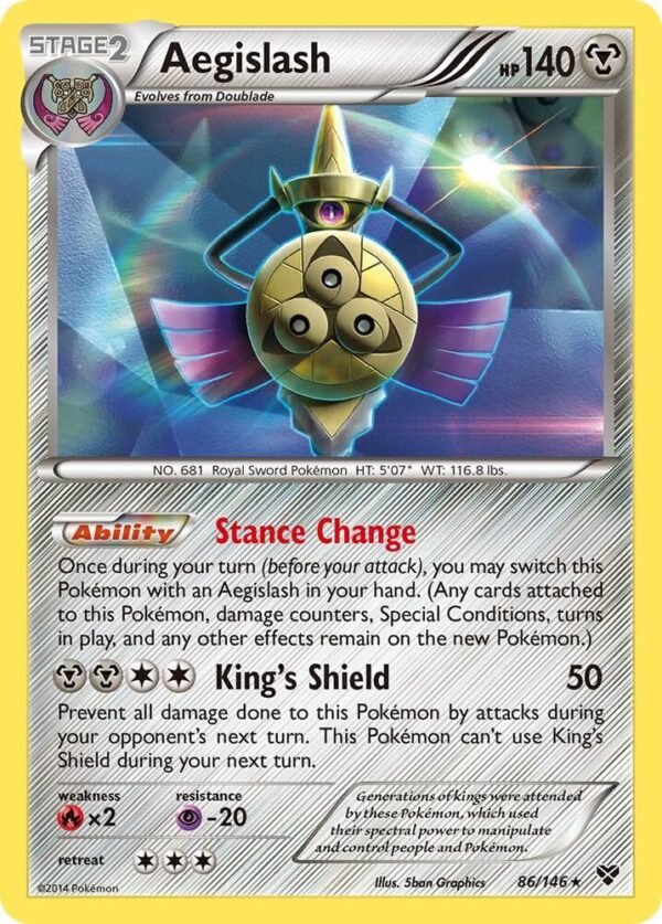 Aegislash (86) 86/146 Holofoil XY Base Set