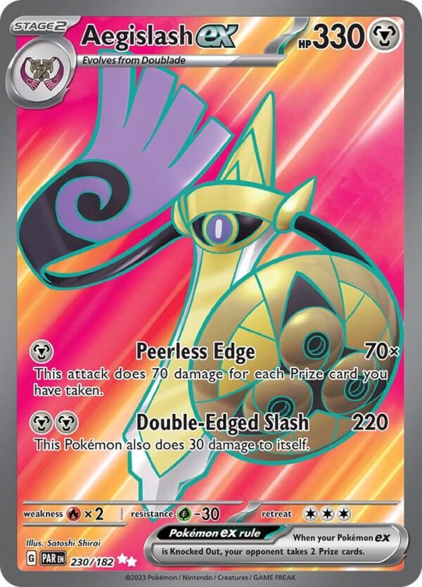 Aegislash ex 230/182 Holofoil SV04: Paradox Rift