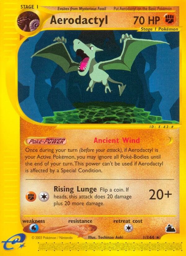 Aerodactyl 001/144 Reverse Holofoil Skyridge