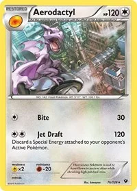 Aerodactyl | 76/124 | Reverse Holofoil | XY - Fates Collide