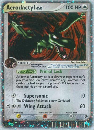 Aerodactyl ex 94/100 Holofoil Sandstorm