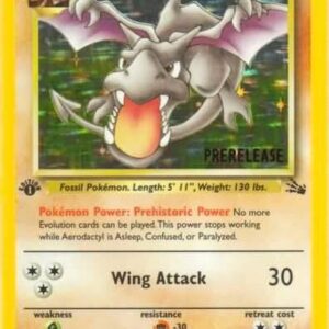 Aerodactyl (Prerelease) 01/62 1st Edition Holofoil WoTC Promo
