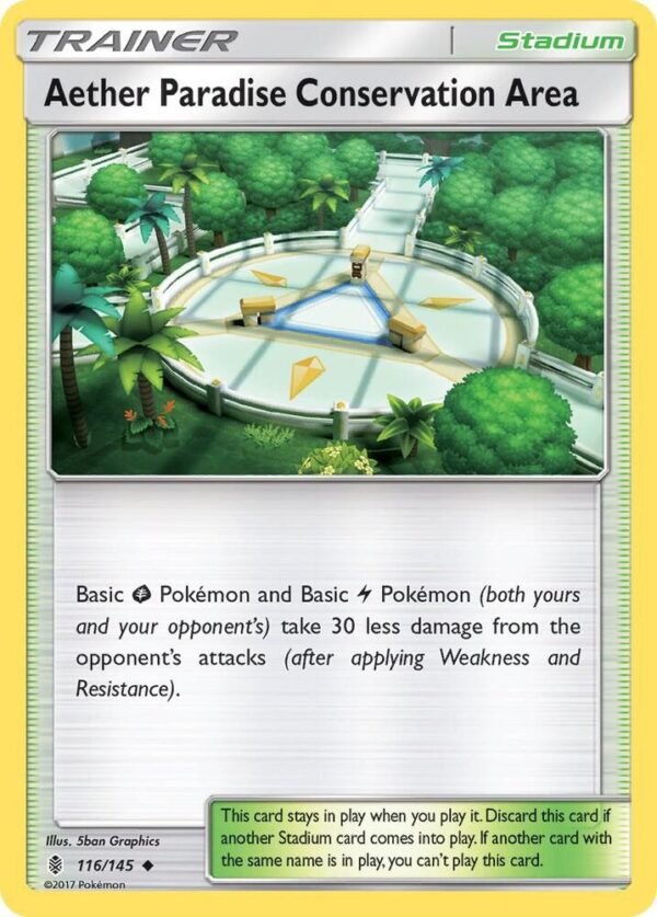 Aether Paradise Conservation Area 116/145 Reverse Holofoil SM – Guardians Rising