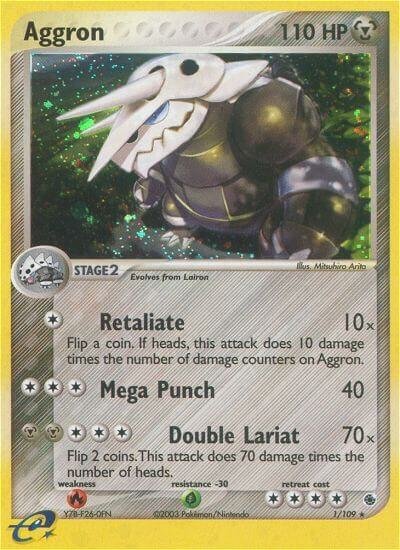 Aggron 1/109 Reverse Holofoil Ruby and Sapphire