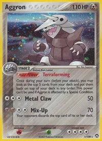 Aggron | 1/108 | Reverse Holofoil | Power Keepers Aggron | 1/108 | Reverse Holofoil | Power Keepers