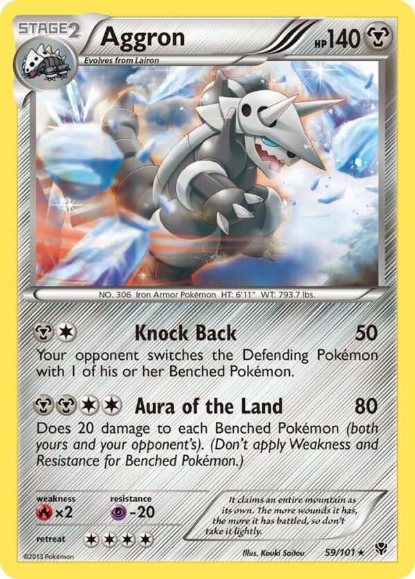Aggron 59/101 Normal Plasma Blast