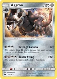 Aggron | 67/111 | Holofoil | SM - Crimson Invasion