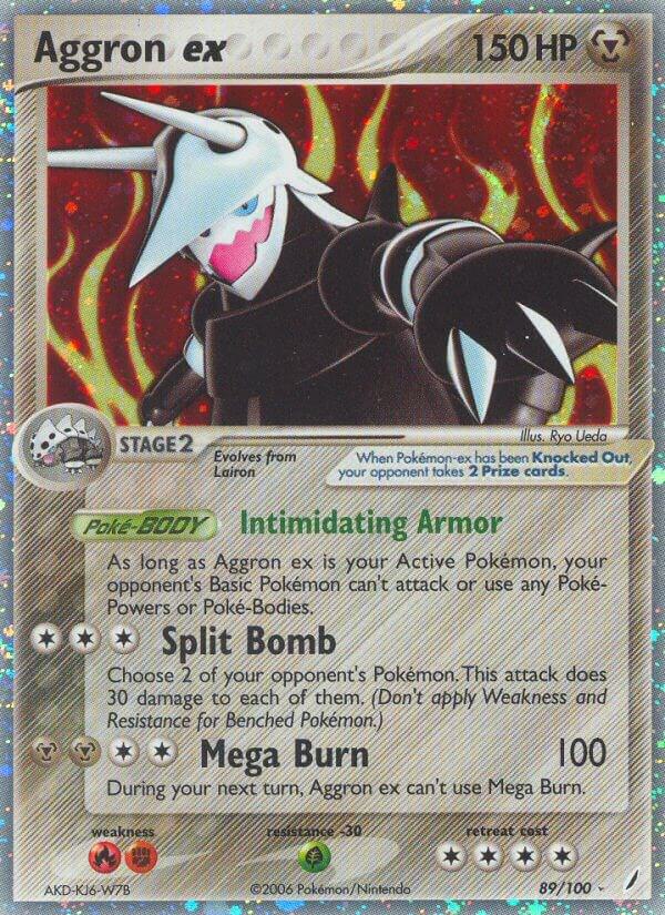 Aggron ex 89/100 Holofoil Crystal Guardians Aggron ex 89/100 Holofoil Crystal Guardians