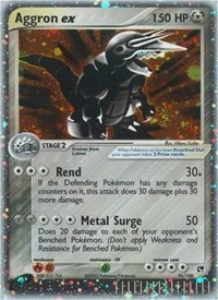 Aggron ex | 95/100 | Holofoil | Sandstorm