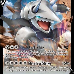 Aggron V 096/172 Holofoil SWSH09: Brilliant Stars