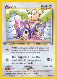 Aipom | 026/111 | 1st Edition | Neo Genesis