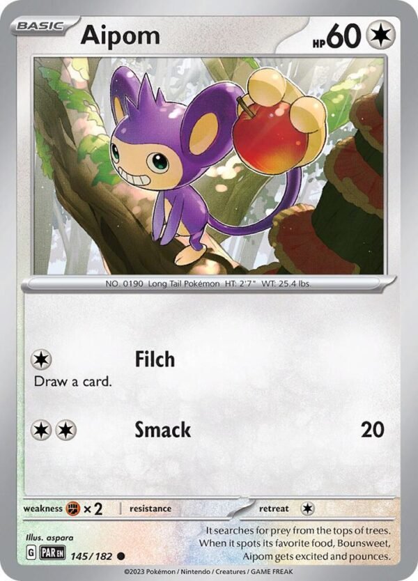 Aipom 145/182 Normal SV04: Paradox Rift