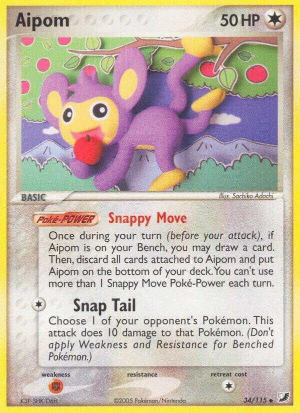 Aipom 34/115 Normal Unseen Forces Aipom 34/115 Normal Unseen Forces