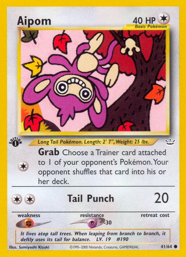 Aipom 41/64 Unlimited Neo Revelation