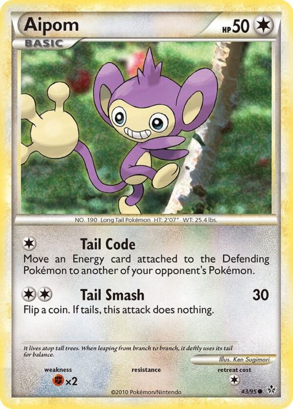 Aipom 43/95 Normal Unleashed