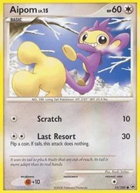 Aipom (51) | 51/100 | Reverse Holofoil | Majestic Dawn