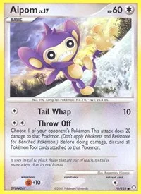 Aipom | 70/123 | Reverse Holofoil | Mysterious Treasures