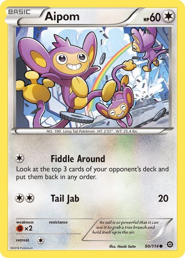 Aipom 90/114 Normal XY – Steam Siege
