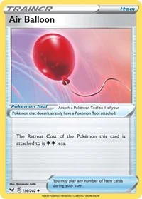 Air Balloon | 156/202 | Reverse Holofoil | SWSH01: Sword & Shield Base Set
