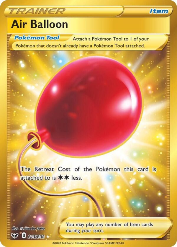 Air Balloon (Secret) 213/202 Holofoil SWSH01: Sword & Shield Base Set
