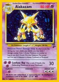 Alakazam | 001/130 | Holofoil | Base Set 2