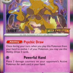 Alakazam 003 (Staff) Holofoil ME: Mega Evolution Promo