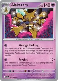Alakazam | 082/167 | Holofoil | SV06: Twilight Masquerade