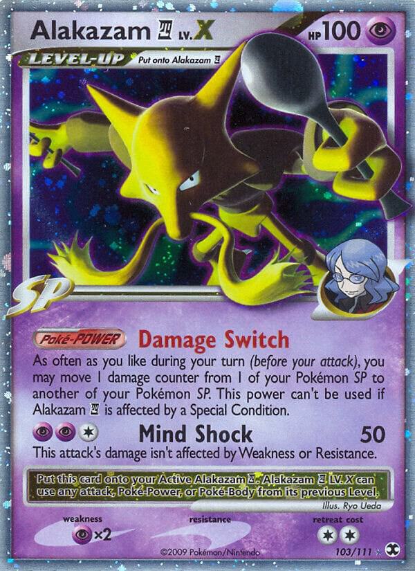 Alakazam E4 Lv.X 103/111 Holofoil Rising Rivals Alakazam E4 Lv.X 103/111 Holofoil Rising Rivals
