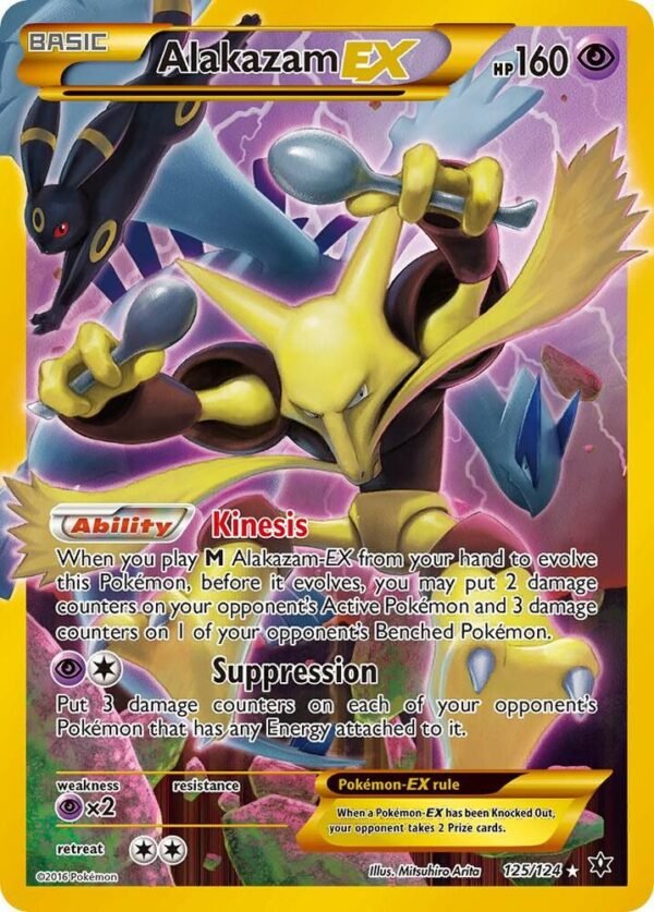 Alakazam EX (Secret) 125/124 Holofoil XY – Fates Collide