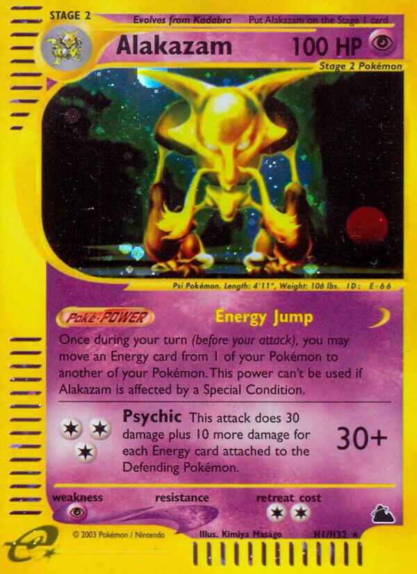 Alakazam (H1) H01/H32 Holofoil Skyridge Alakazam (H1) H01/H32 Holofoil Skyridge