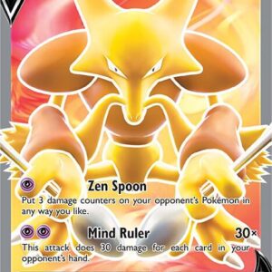 Alakazam V (Full Art) 172/185 Holofoil SWSH04: Vivid Voltage