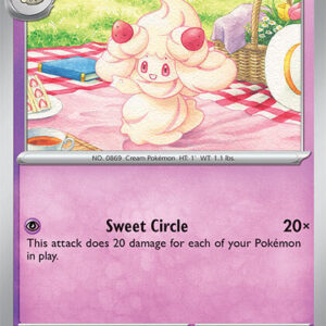 Alcremie 044/094 Reverse Holofoil ME02: Phantasmal Flames Alcremie 044/094 Reverse Holofoil ME02: Phantasmal Flames