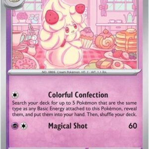 Alcremie 065/142 Holofoil SV07: Stellar Crown Alcremie 065/142 Holofoil SV07: Stellar Crown