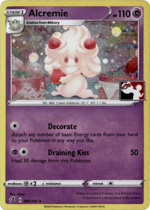 Alcremie 087/192 (League Promo) Holofoil League & Championship Cards